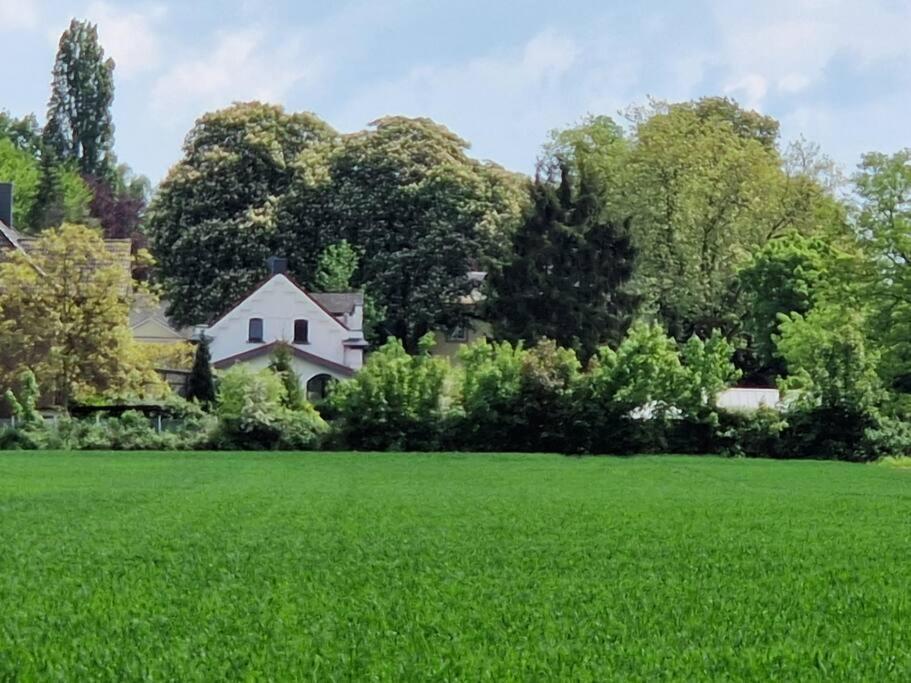 Historische Villa Mit Garten, Luxus Meerbusch Exteriör bild
